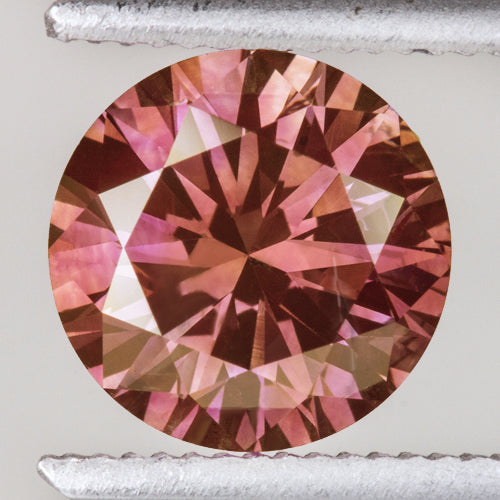 Fancy Intense Orangy Pink Diamond with HPHT treatment