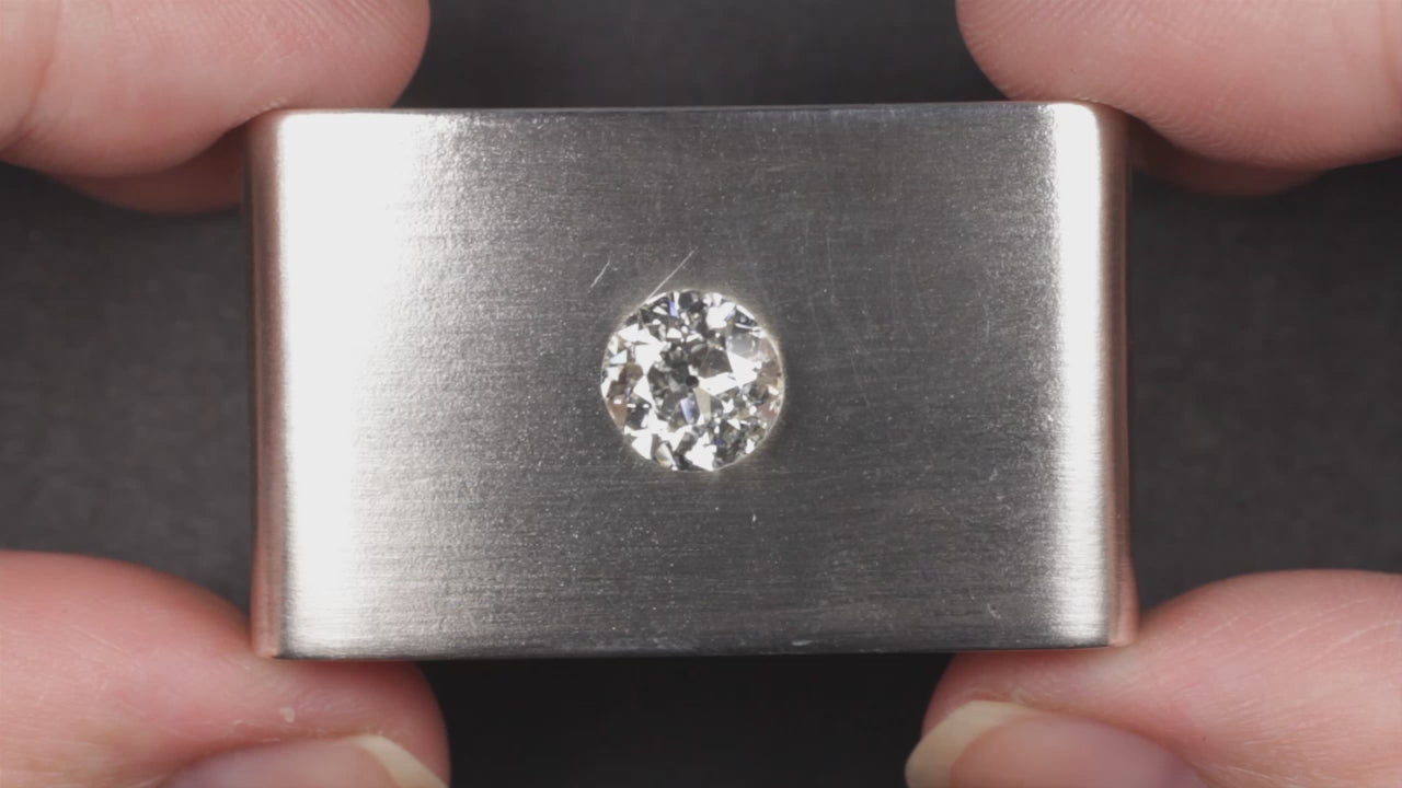 2.13ct OLD EUROPEAN CUT DIAMOND CERTIFIED J SI2 LOOSE VINTAGE NATURAL 2 CARAT