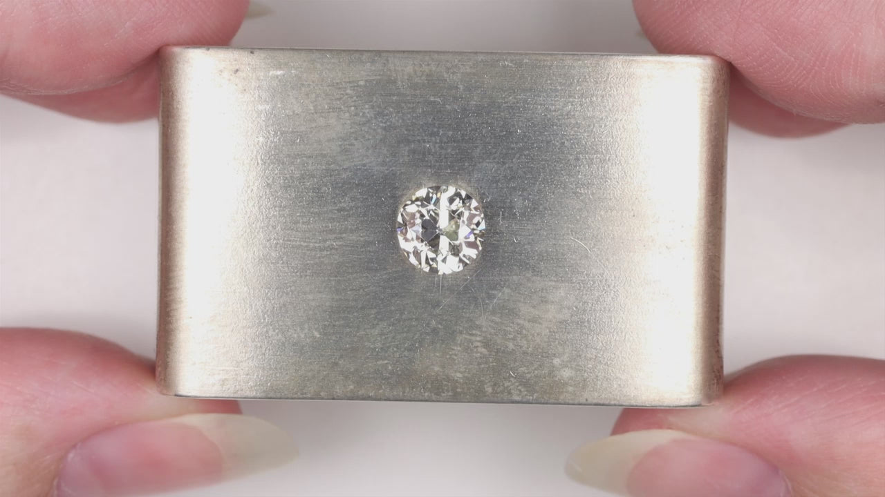 1.22ct OLD EUROPEAN CUT DIAMOND J VS1 VINTAGE LOOSE NATURAL ENGAGEMENT ESTATE