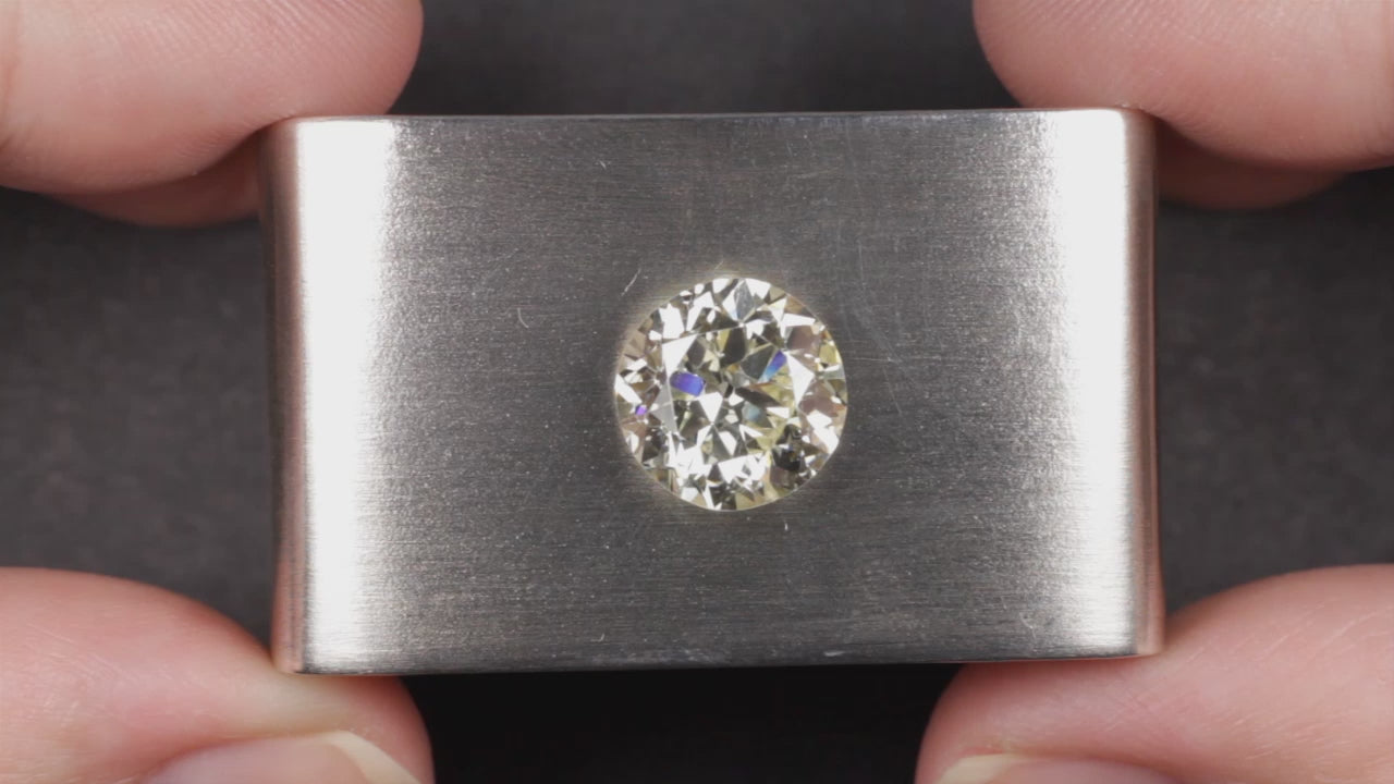 4.85ct OLD EUROPEAN CUT DIAMOND GIA CERTIFIED Q-R VS1 LOOSE NATURAL VINTAGE
