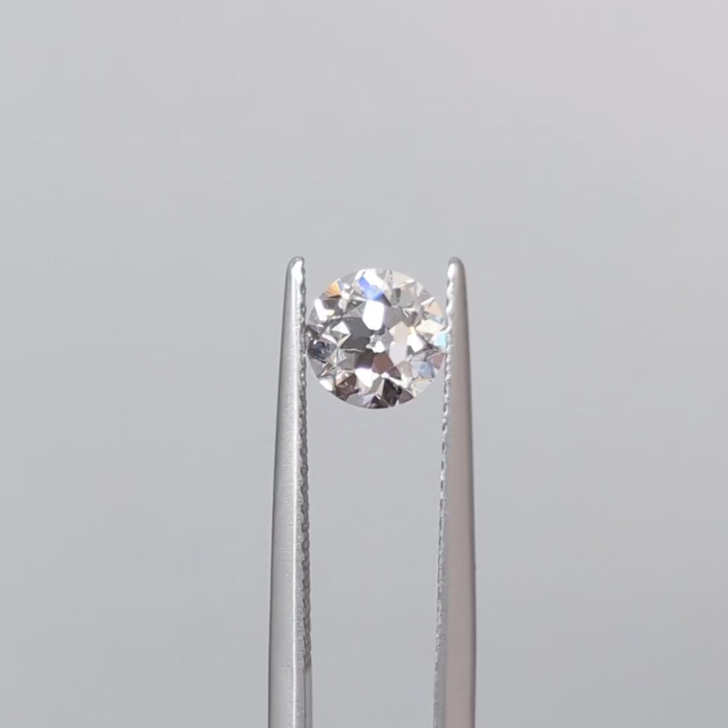 1 CARAT OLD EUROPEAN CUT LAB CREATED DIAMOND D VVS CERTIFIED LOOSE VINTAGE STYLE