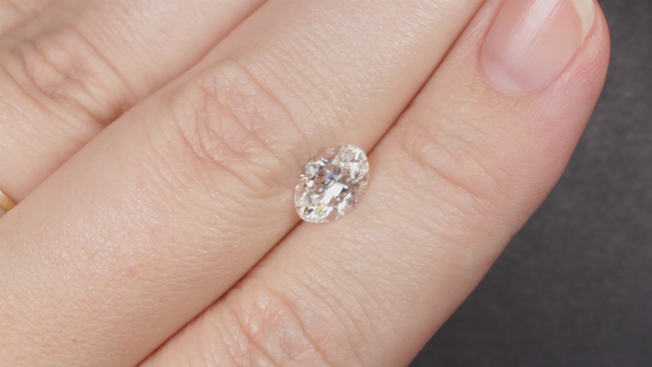 1.57ct GIA CERTIFIED F VS1 ANTIQUE MOVAL CUT DIAMOND LOOSE MARQUISE OVAL 1.5ct