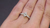 MARQUISE SHAPE DIAMOND ENGAGEMENT RING G SI VINTAGE STYLE NATURAL 14k WHITE GOLD