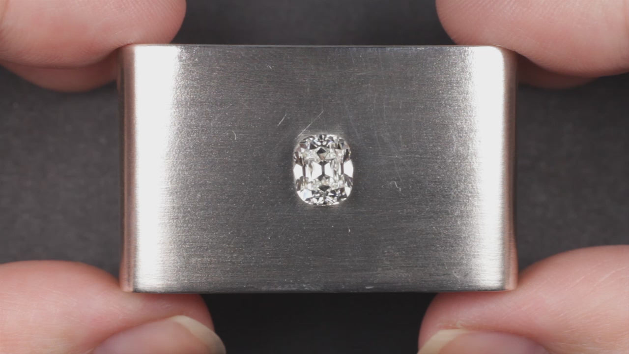 1.5 CARAT OLD MINE CUT DIAMOND GIA CERTIFIED G VS2 ELONGATED CUSHION BRILLIANT