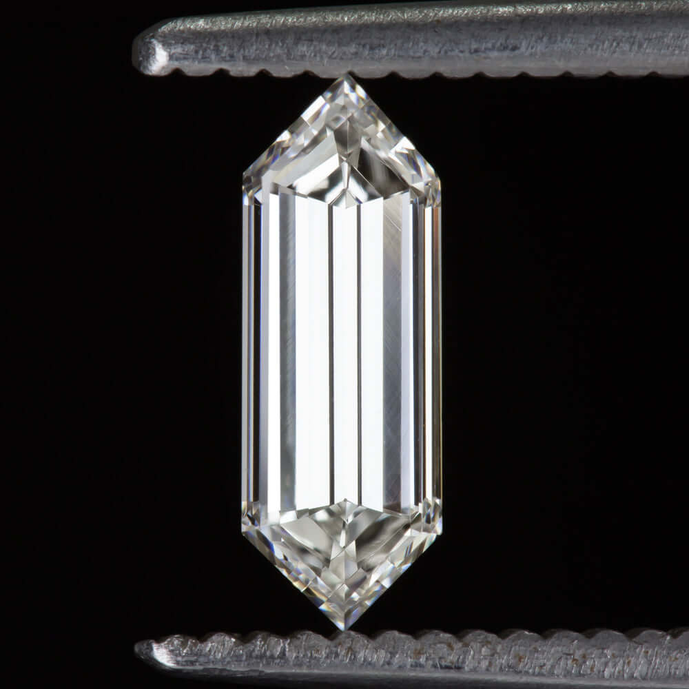 1 CARAT H-I VS2 DIAMOND HEXAGON SHAPE STEP DUCHESS CUT LOOSE NATURAL GEOMETRIC