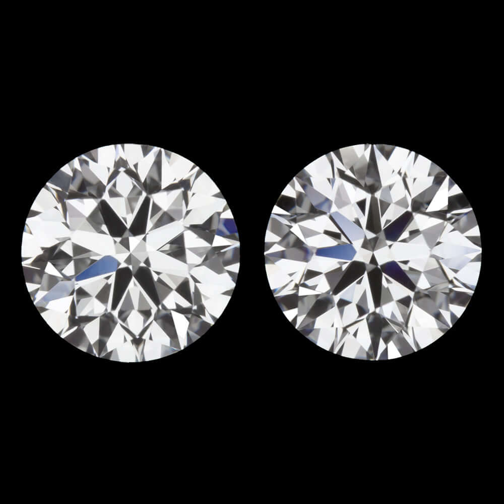 1.5 CARAT D-E VVS-VS LAB CREATED DIAMOND STUD EARRINGS PAIR IDEAL ROUND CUT
