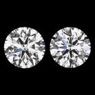 1.5 CARAT D-E VVS-VS LAB CREATED DIAMOND STUD EARRINGS PAIR IDEAL ROUND CUT