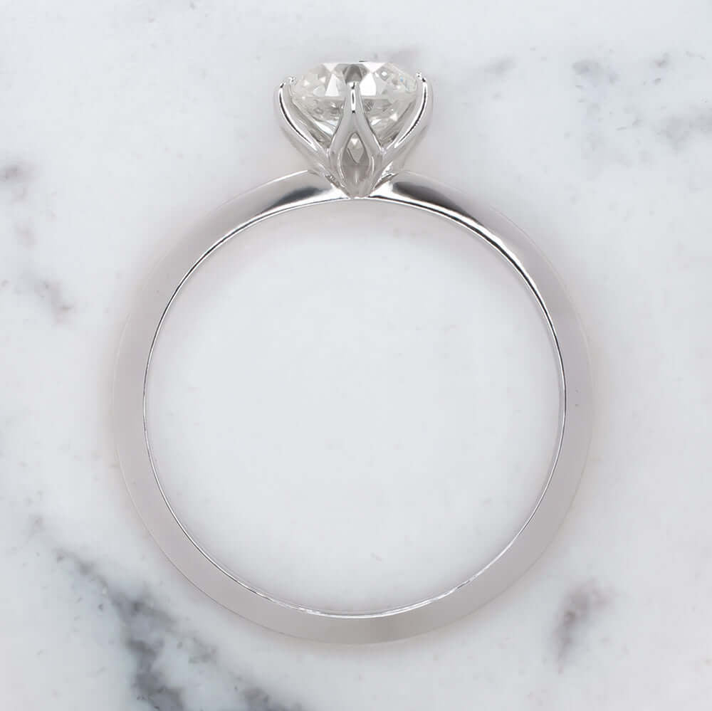 3/4 CARAT LAB CREATED DIAMOND ENGAGEMENT RING D-E VVS-VS IDEAL ROUND SOLITAIRE