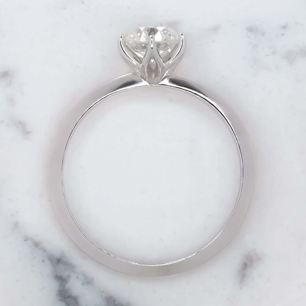 3/4 CARAT LAB CREATED DIAMOND ENGAGEMENT RING D-E VVS-VS IDEAL ROUND SOLITAIRE