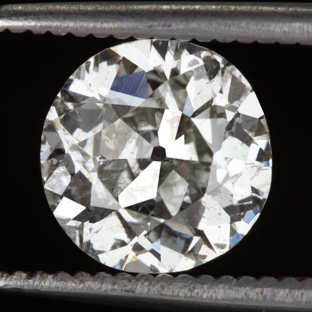 2.60ct 9mm OLD EUROPEAN CUT DIAMOND LOOSE VINTAGE NATURAL ESTATE 3 CARAT SPREAD