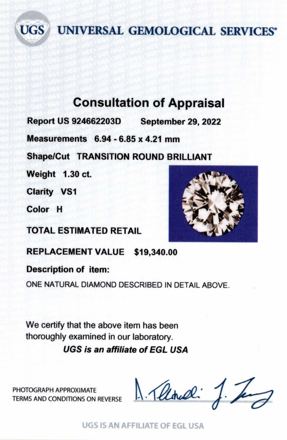 1.30ct CERTIFIED H VS1 OLD CUT DIAMOND VINTAGE TRANSITIONAL EUROPEAN NATURAL