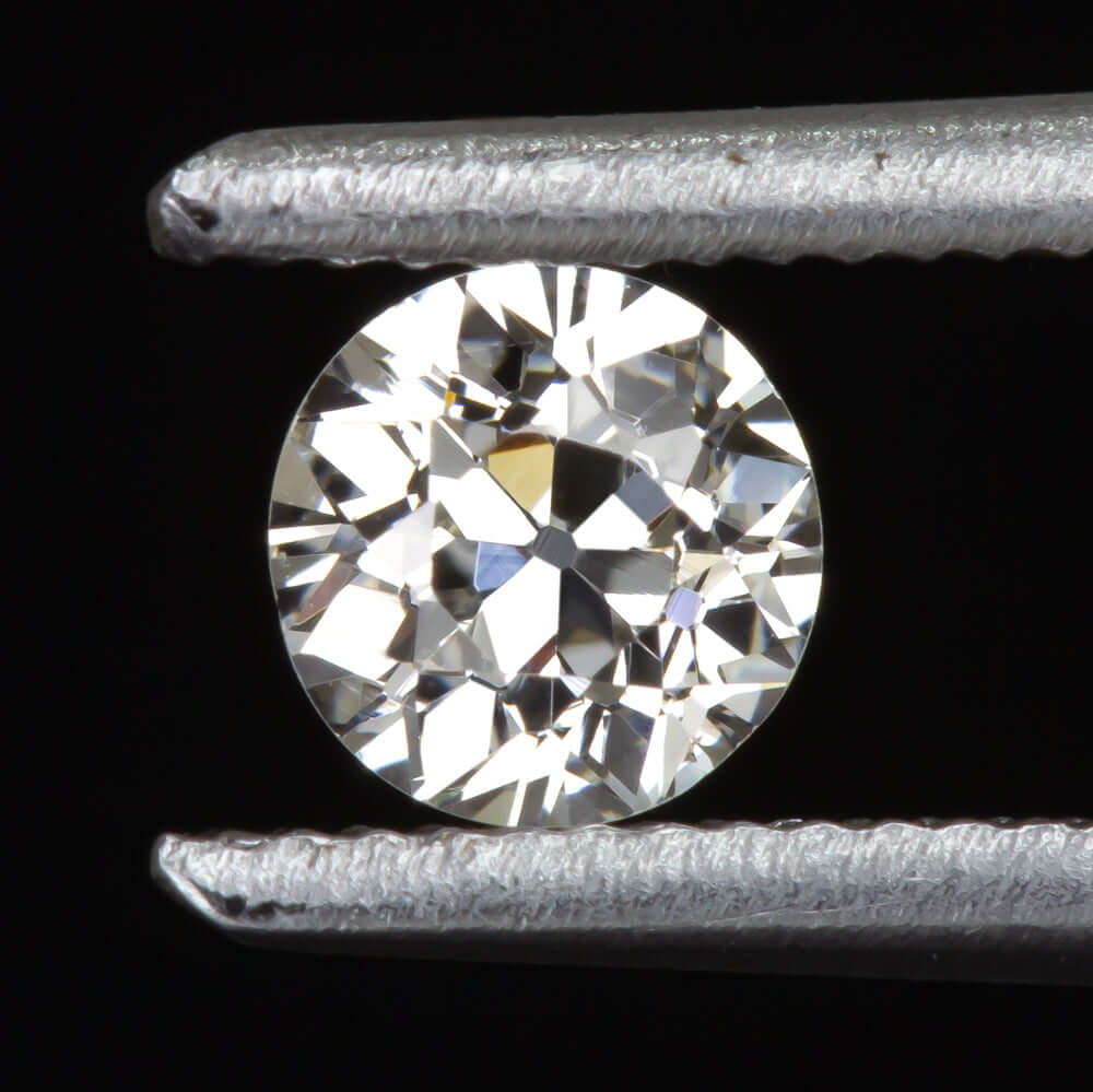 0.74ct CERTIFIED J VS2 OLD EUROPEAN CUT DIAMOND LOOSE VINTAGE NATURAL 3/4 CARAT