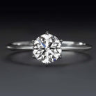 3/4 CARAT LAB CREATED DIAMOND ENGAGEMENT RING D-E VVS-VS IDEAL ROUND SOLITAIRE