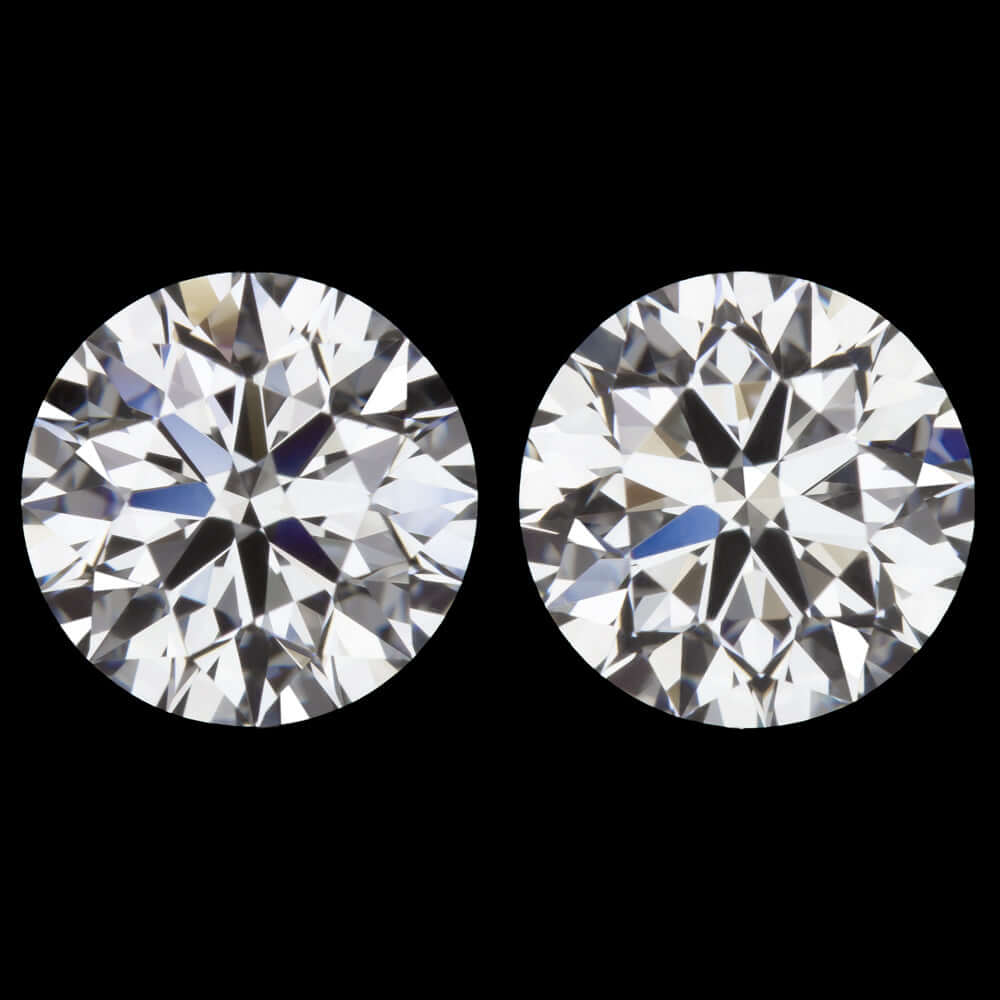 4.16ct LAB CREATED DIAMOND STUD EARRINGS CERTIFIED F-G VS1 EXCELLENT ROUND 4ct