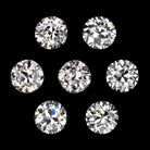 1.5ct G-I VS1-SI2 OLD EUROPEAN CUT DIAMOND 7 STONE LAYOUT LOOSE PARCEL VINTAGE
