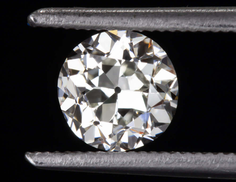 1/2 CARAT H SI1 OLD EUROPEAN CUT DIAMOND VINTAGE LOOSE NATURAL ENGAGEMENT ESTATE