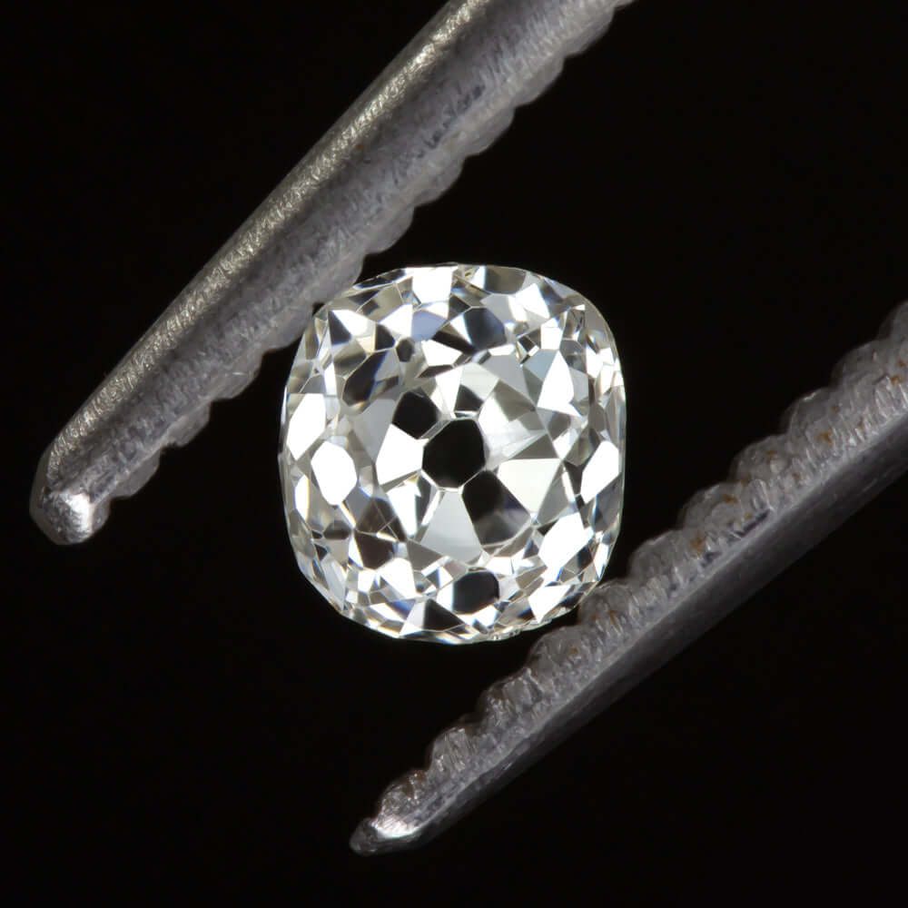 0.42ct OLD MINE CUT H VS2 DIAMOND ANTIQUE LOOSE NATURAL ESTATE CUSHION SHAPE