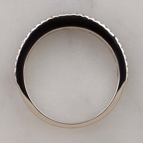 EXCELLENT CUT 3/4 CARAT NATURAL DIAMOND G SI BAND STACKING COCKTAIL RING 0.75ct