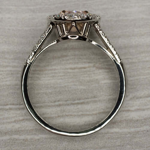 1.5CT NATURAL FANCY PINK 1CT OVAL DIAMOND GIA CERTIFIED OVAL CUT ENGAGEMENT RING Ivy & Rose