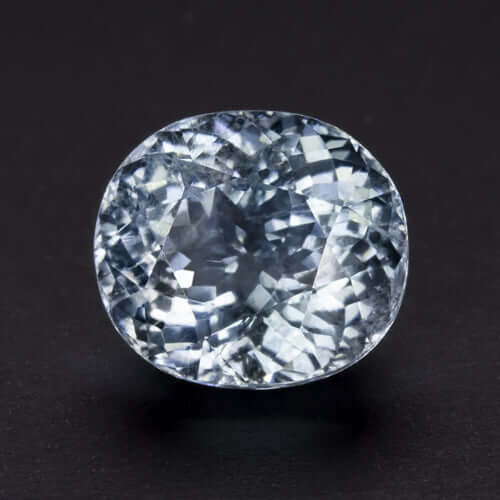 7.61ct PARAIBA TOURMALINE AGL CERTIFIED NO HEAT BLUE GRAY OVAL SHAPE CUSHION CUT Ivy & Rose