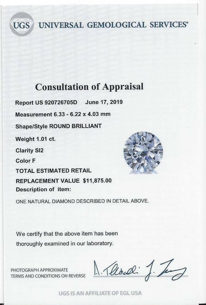 1ct CERTIFIED F SI2 DIAMOND ENGAGEMENT RING ART DECO VINTAGE STYLE WHITE GOLD