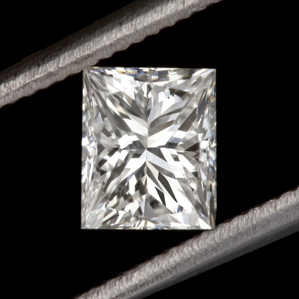 G SI1 ELONGATED PRINCESS CUT DIAMOND 1/2 CARAT RADIANT NATURAL LOOSE ENGAGEMENT
