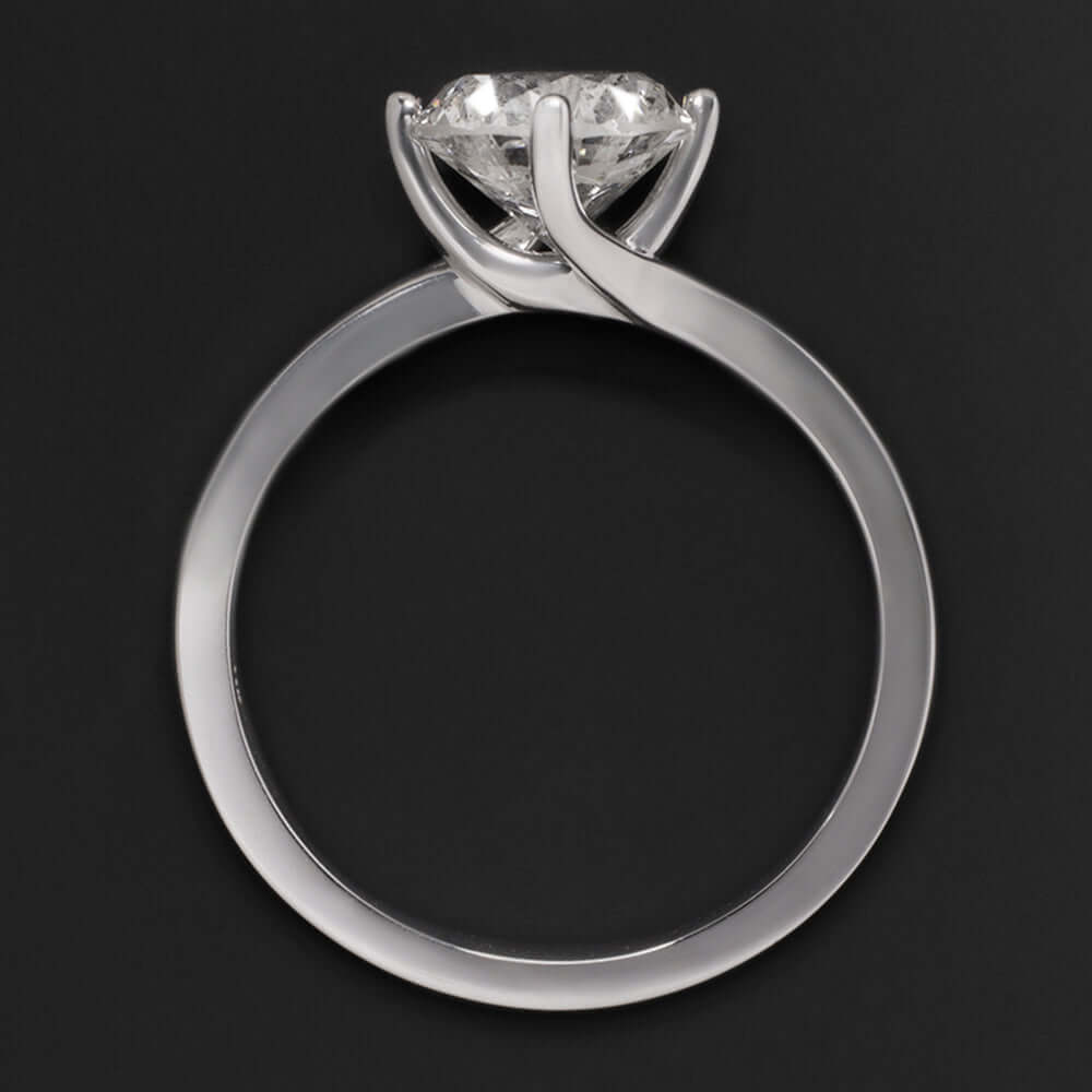 2 CARAT G-H SI NATURAL DIAMOND ENGAGEMENT RING ROUND CUT CLASSIC SOLITAIRE 2ct