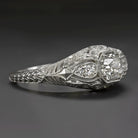 OLD EUROPEAN CUT DIAMOND ENGAGEMENT RING I SI2 VINTAGE STYLE ART DECO NATURAL Ivy & Rose