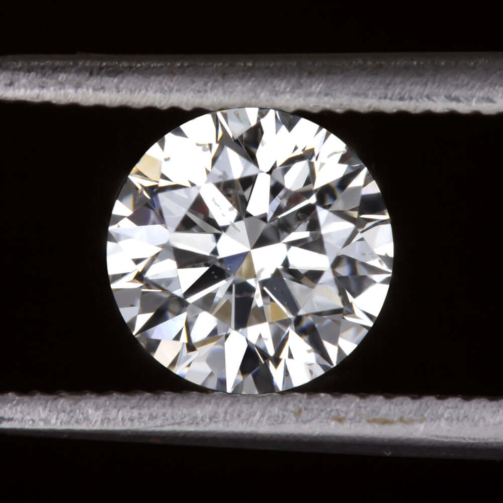 0.70ct GIA CERTIFIED D SI2 TRIPLE EX DIAMOND HEARTS & ARROWS ROUND ENGAGEMENT
