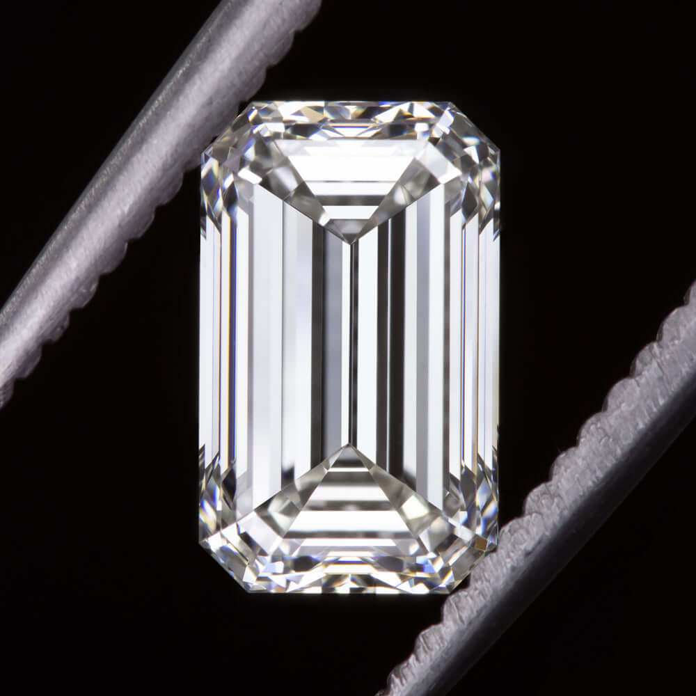 1.44ct GIA CERTIFIED H VS1 DIAMOND EMERALD CUT NATURAL ENGAGEMENT LOOSE STEP CUT