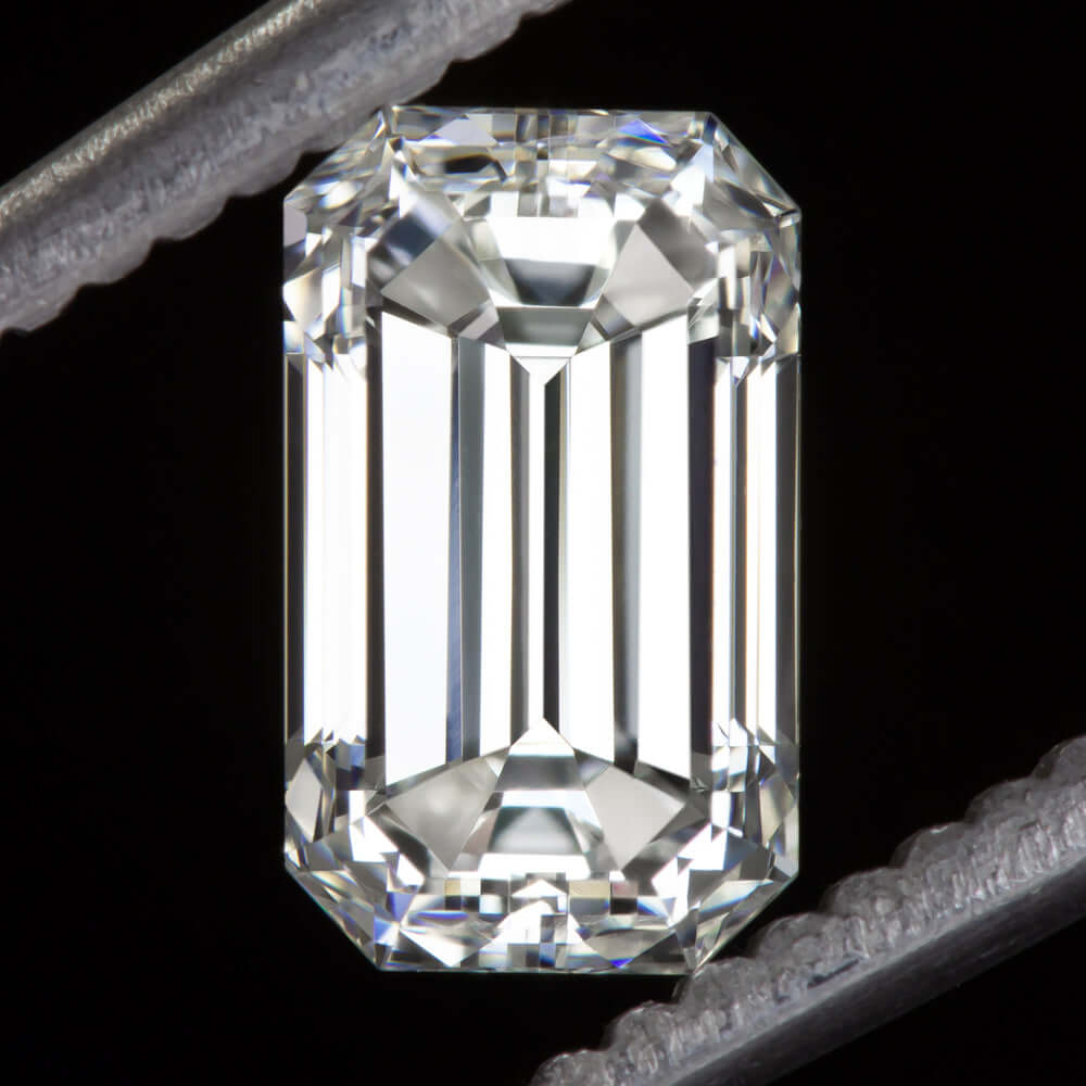 1.40ct GIA CERTIFIED H VS1 DIAMOND EMERALD CUT NATURAL ENGAGEMENT LOOSE STEP CUT