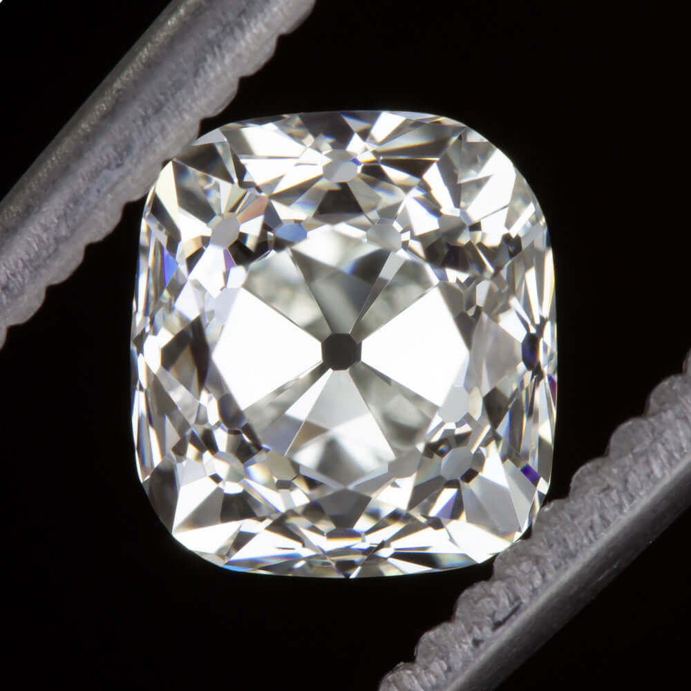 1.5 CARAT GIA CERTIFIED J VS1 OLD MINE CUT DIAMOND VINTAGE ANTIQUE NATURAL LOOSE
