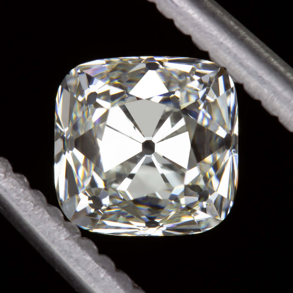 1.5 CARAT GIA CERTIFIED J SI1 OLD MINE CUT DIAMOND ANTIQUE ESTATE NATURAL LOOSE