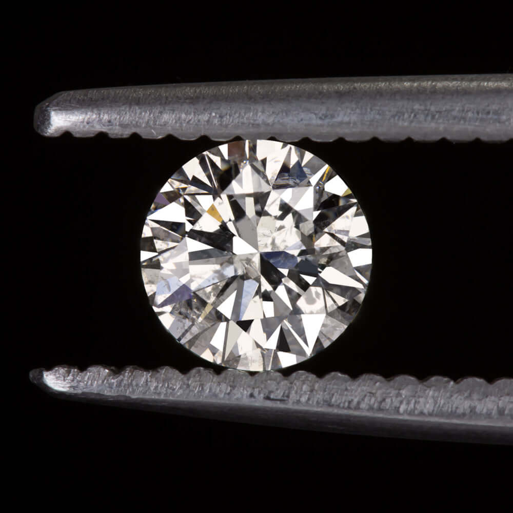 0.60ct NATURAL DIAMOND I SI ROUND BRILLIANT CUT LOOSE NATURAL EARTH MINED 2/3ct