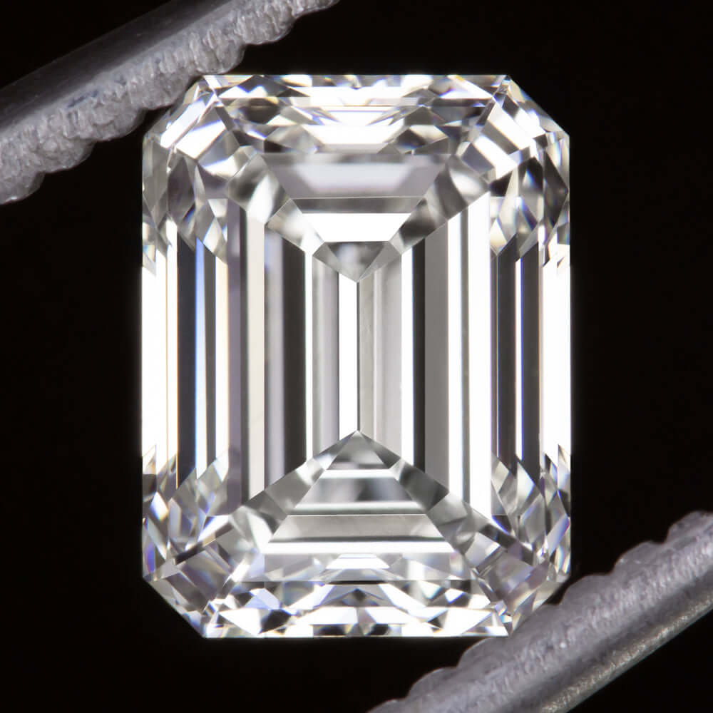 1.70ct GIA CERTIFIED H VS1 EMERALD CUT DIAMOND LOOSE NATURAL ENGAGEMENT 1.75ct