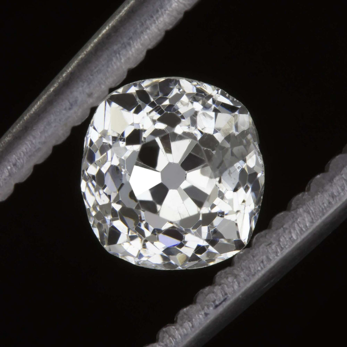 0.89ct ANTIQUE OLD MINE CUT DIAMOND VINTAGE CUSHION LOOSE ENGAGEMENT NATURAL