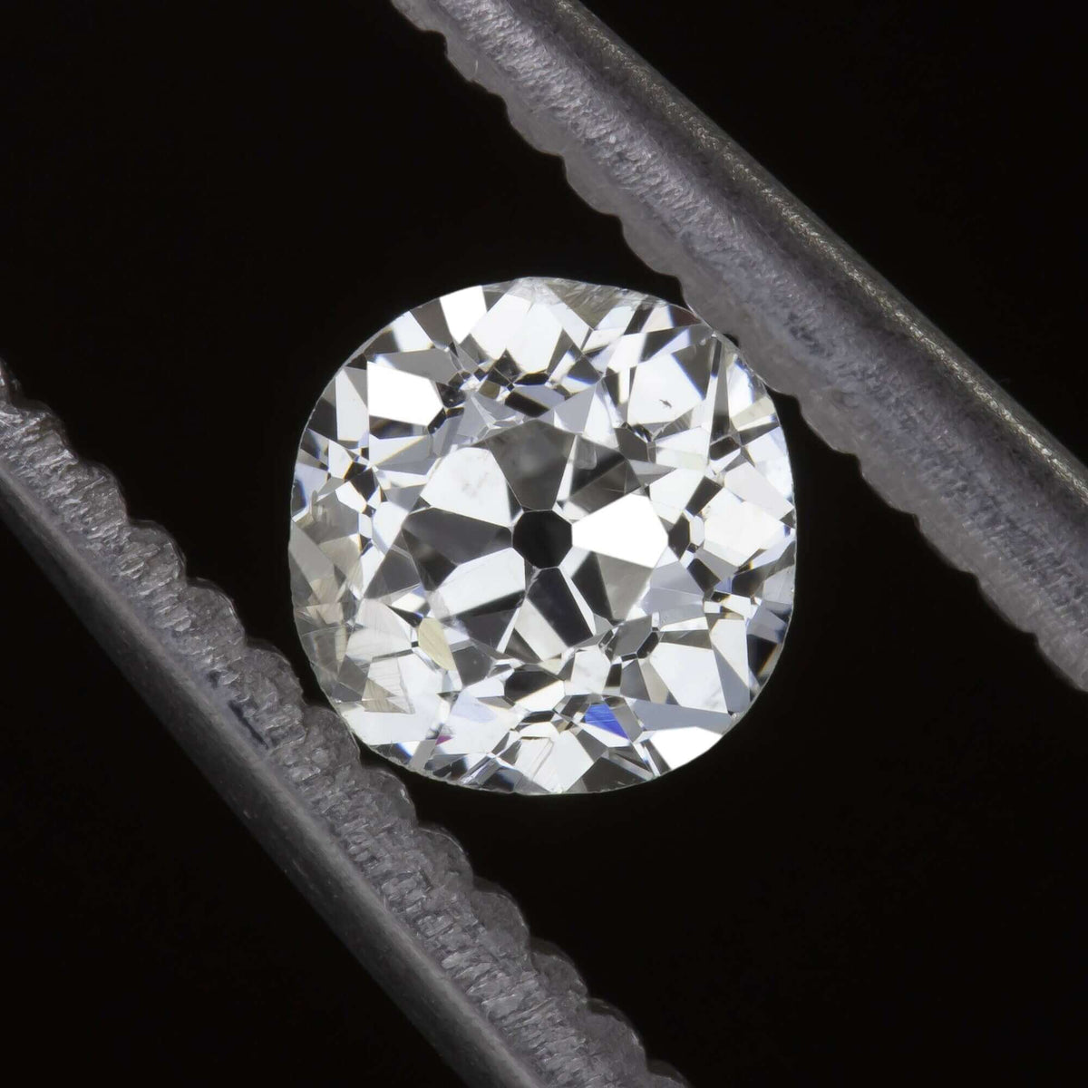 0.57ct F SI OLD MINE CUT DIAMOND ANTIQUE NATURAL LOOSE VINTAGE ESTATE CUSHION