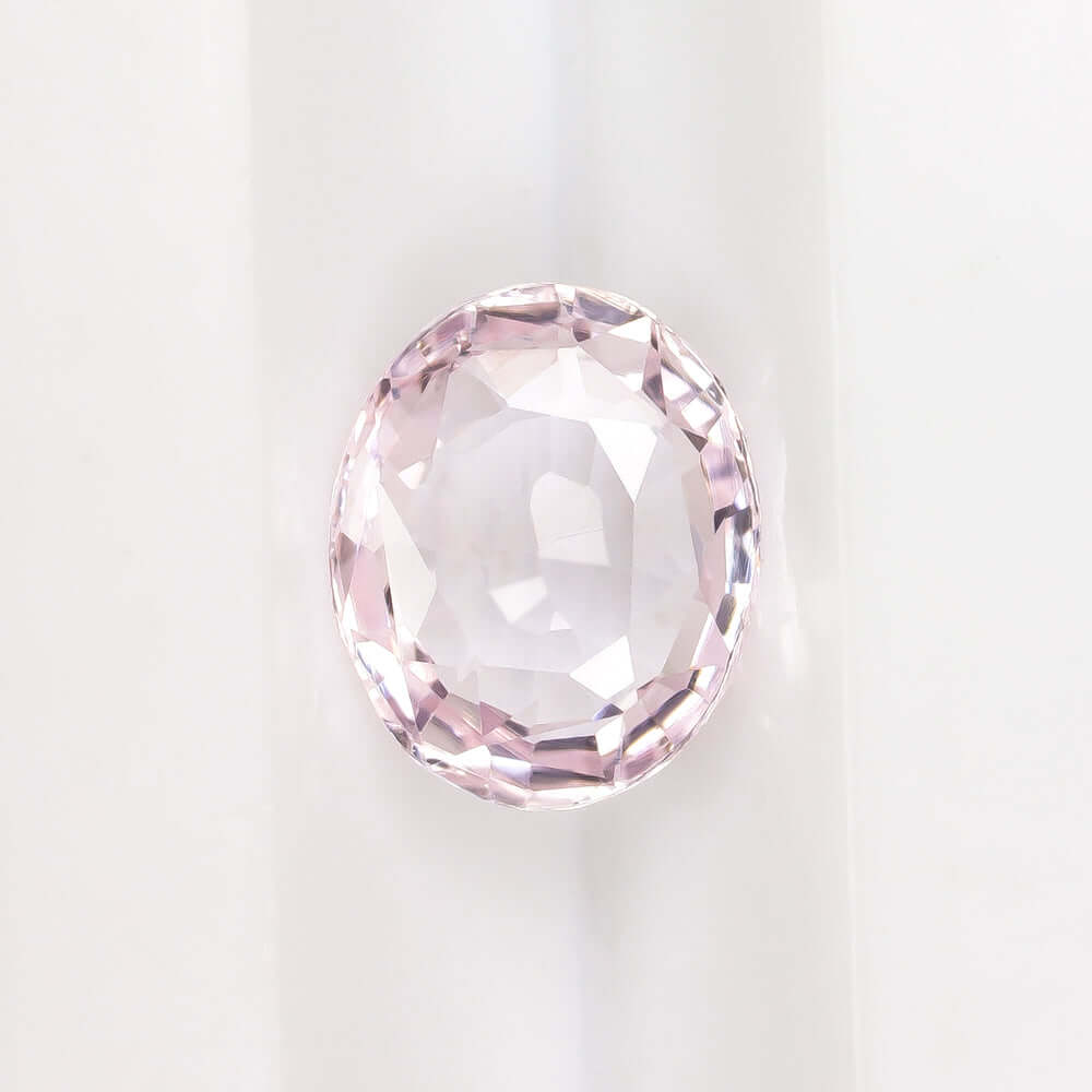 1.29ct PINK SAPPHIRE 7.4mm x 6mm OVAL SHAPE NATURAL LOOSE ROSE CUT 1.25 CARAT