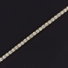2 CARAT VERY GOOD CUT DIAMOND TENNIS BRACELET 14K YELLOW GOLD ROUND BRILLIANT