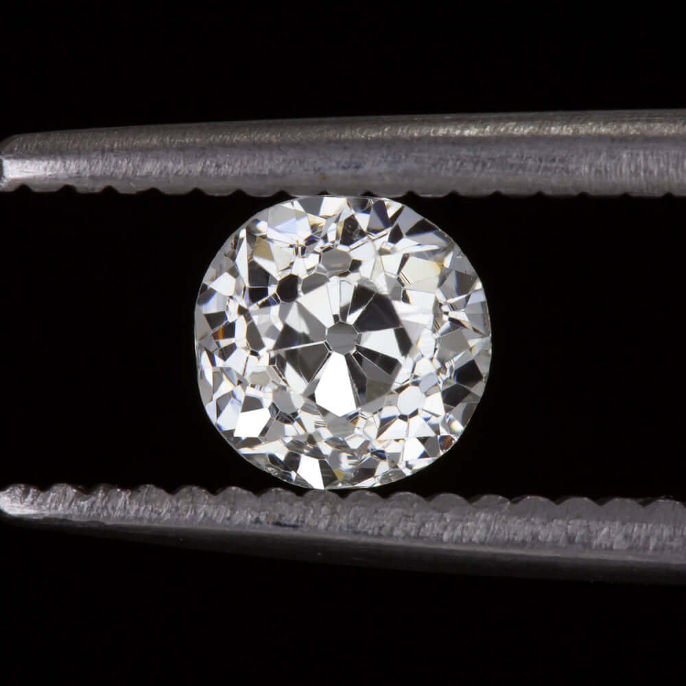0.78ct GIA CERTIFIED I SI1 OLD EUROPEAN CUT DIAMOND VINTAGE LOOSE 1920s ESTATE