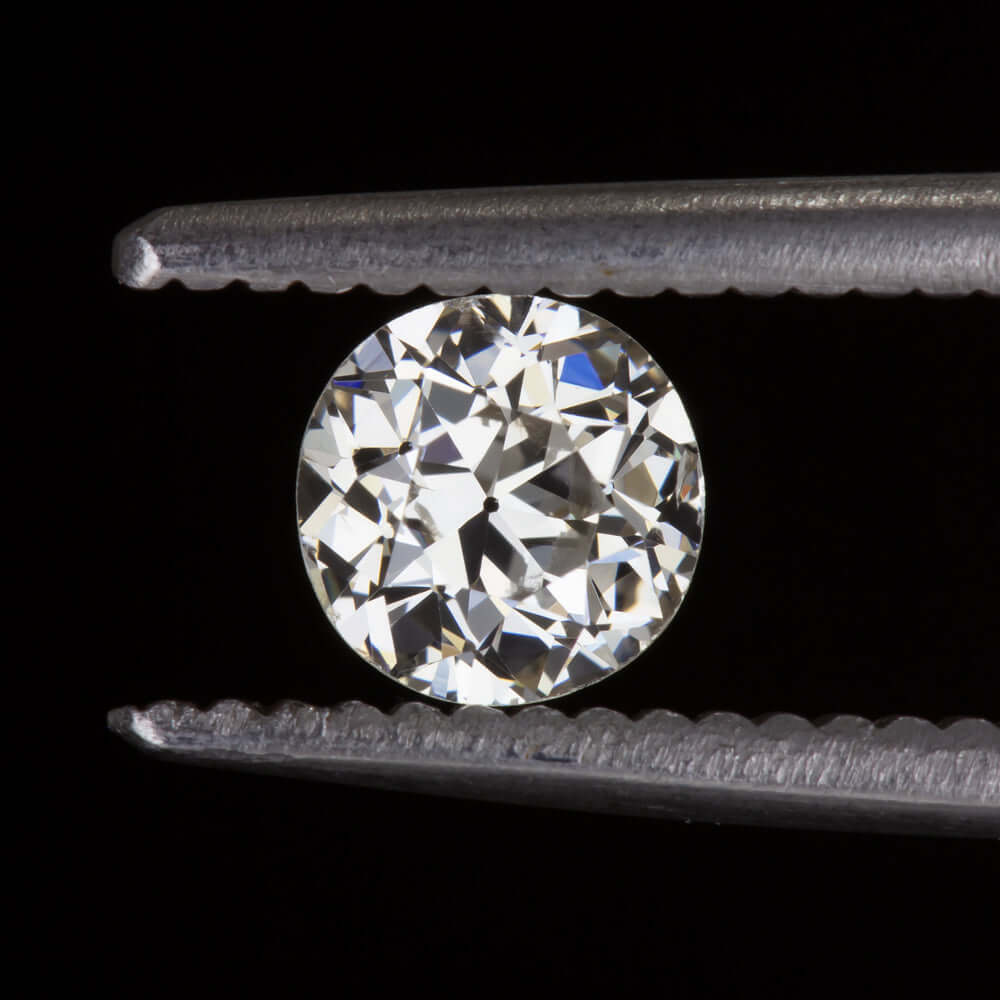 0.63ct OLD EUROPEAN CUT DIAMOND VINTAGE ANTIQUE LOOSE NATURAL ANTIQUE ESTATE 2/3