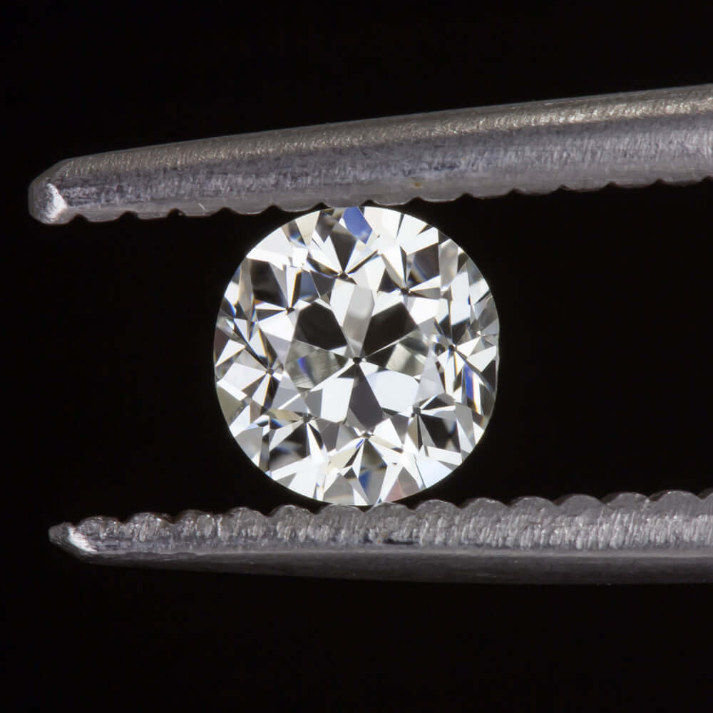 1/2 CARAT H-I VS1 OLD EUROPEAN CUT DIAMOND VINTAGE ANTIQUE ESTATE LOOSE ESTATE