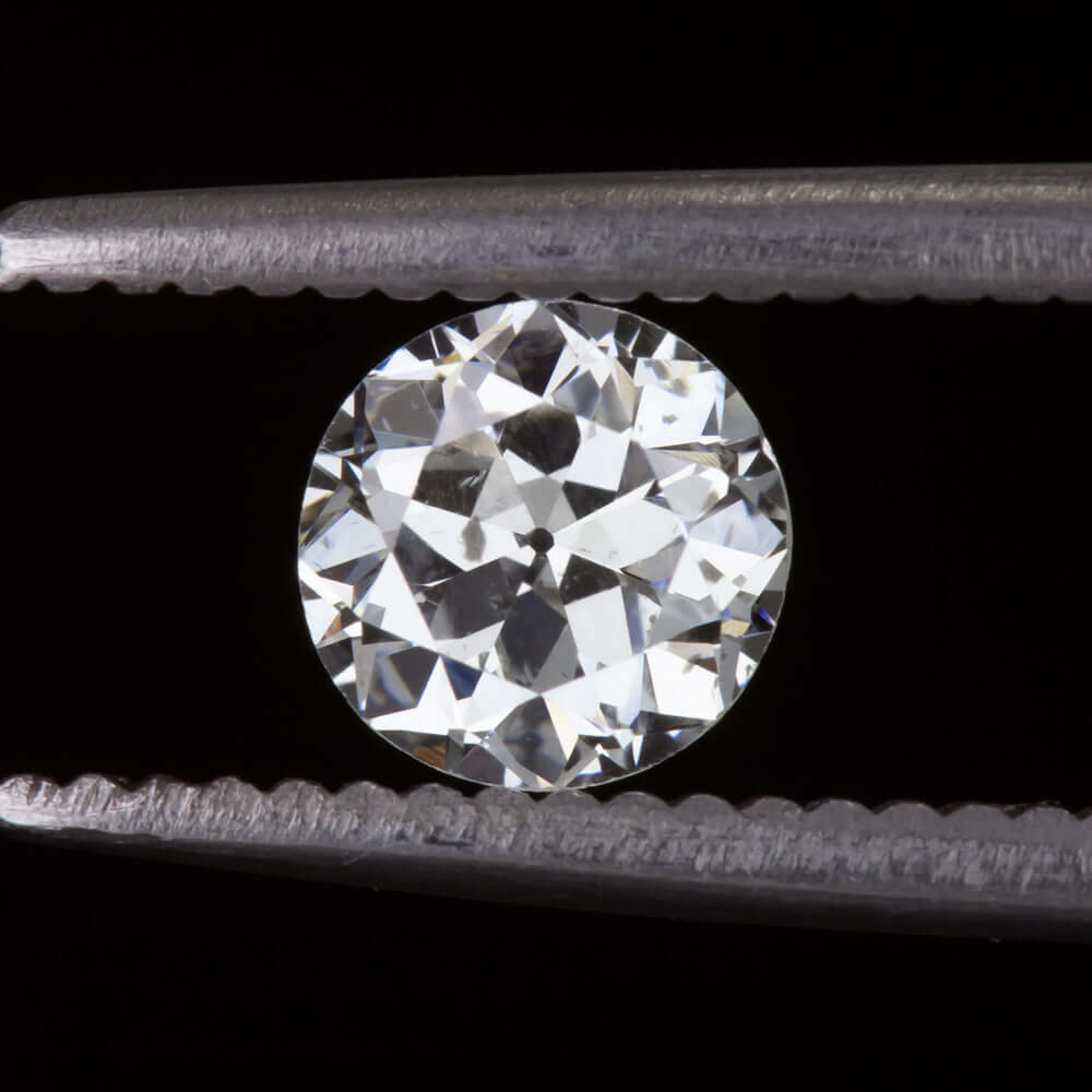 0.76ct GIA CERTIFIED OLD EUROPEAN CUT DIAMOND VINTAGE ESTATE LOOSE NATURAL 3/4