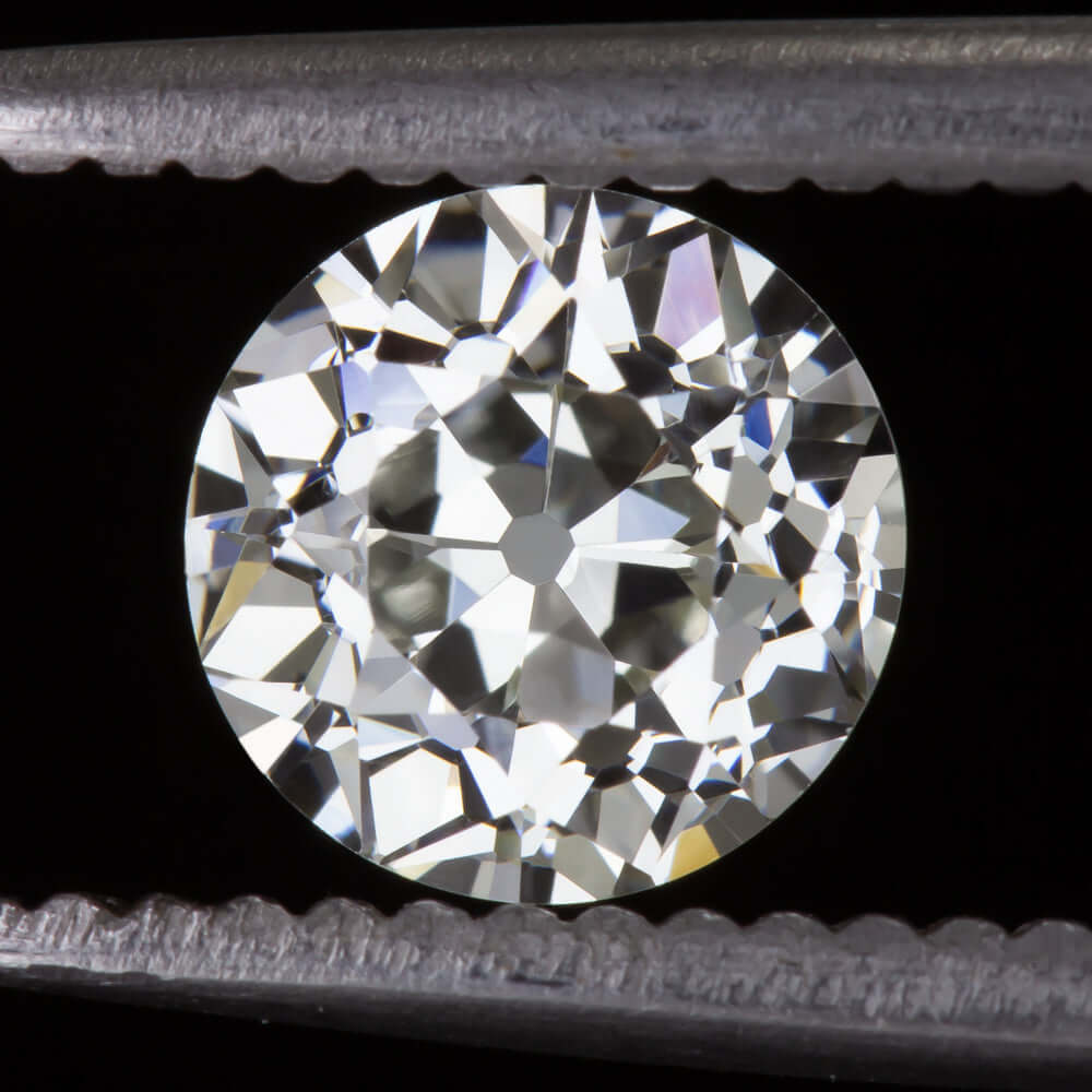 1.14ct IGI CERTIFIED J VS1 OLD EUROPEAN CUT DIAMOND VINTAGE LOOSE ESTATE NATURAL