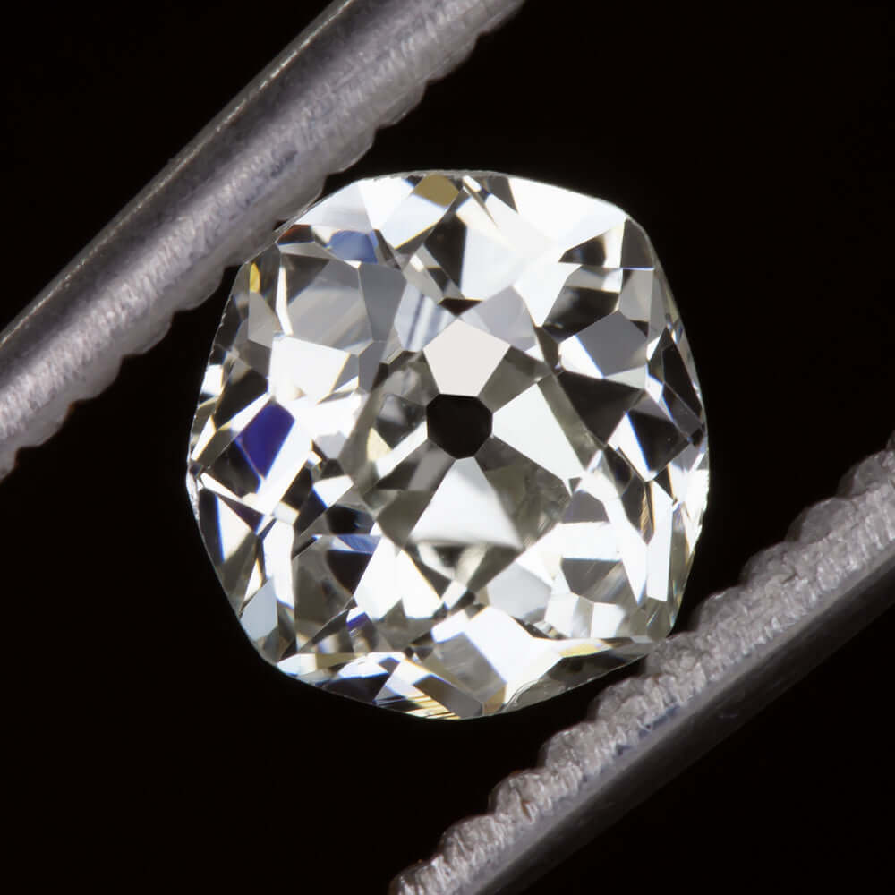 0.95ct OLD MINE CUT DIAMOND I SI1 VINTAGE ANTIQUE NATURAL LOOSE CUSHION 1 CARAT