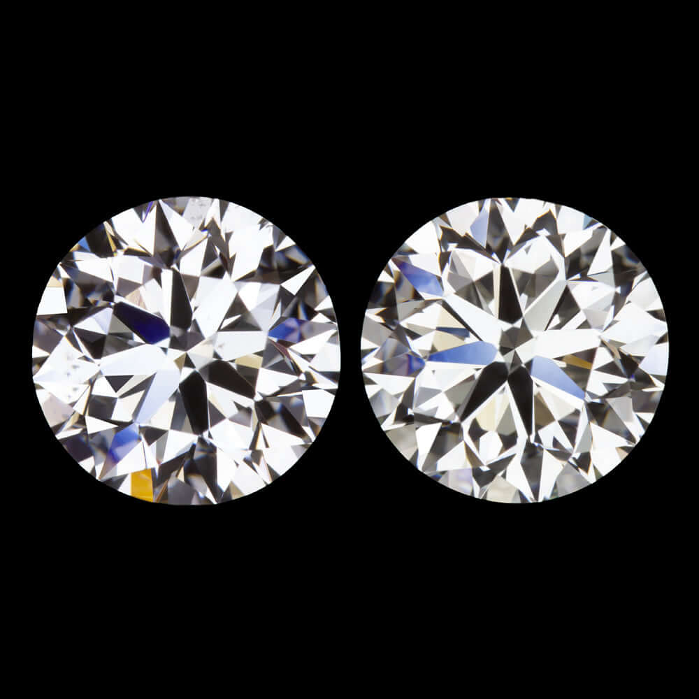 4 CARAT GIA CERTIFIED DIAMOND STUD EARRINGS K SI1 VERY GOOD ROUND CUT NATURAL