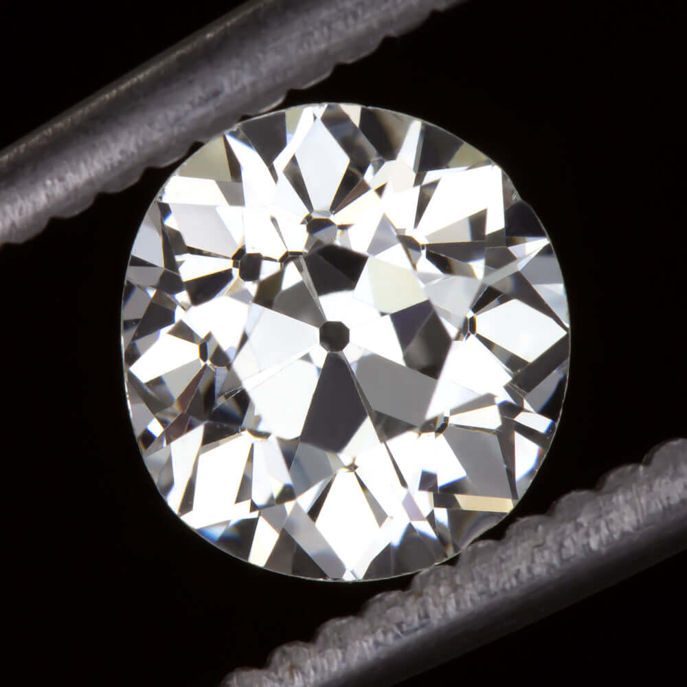 1.32ct GIA CERTIFIED K VS2 OLD EUROPEAN CUT DIAMOND VINTAGE ESTATE LOOSE 1920s