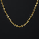 SOLID 14K YELLOW GOLD ROPE CHAIN 30 INCH LONG 1.5mm TWIST MENS LADIES NECKLACE