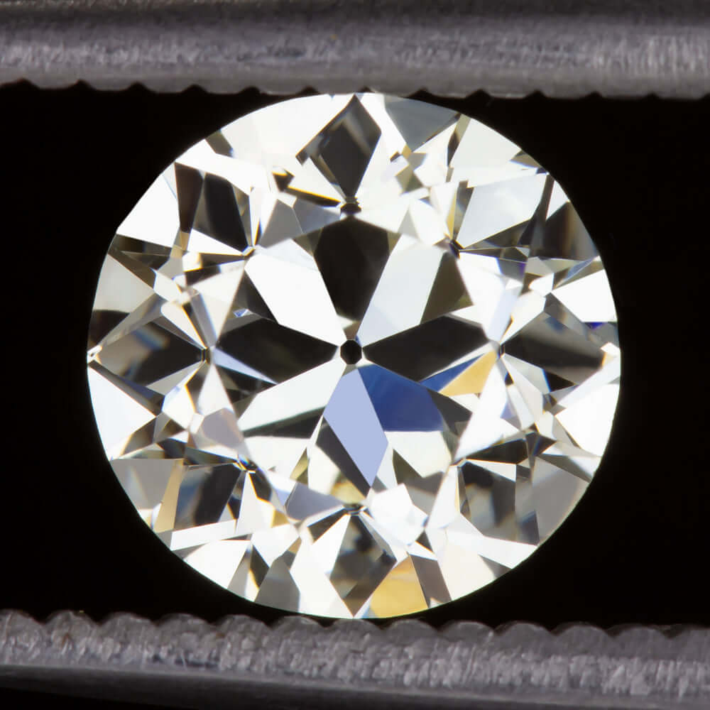 1.58c GIA CERTIFIED O-P VS2 VINTAGE DIAMOND OLD EUROPEAN CUT LOOSE NATURAL 1.5ct