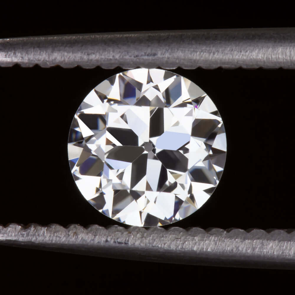 0.89ct GIA CERTIFIED F VS2 OLD EUROPEAN CUT DIAMOND VINTAGE LOOSE NATURAL ESTATE